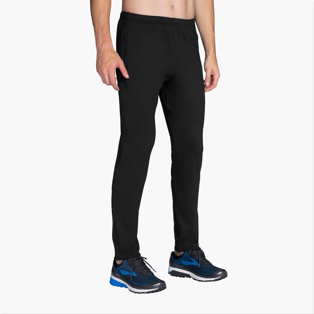 Brooks Spartan Pants Mens Black XL NEW 211365 Running Joggers Training Active